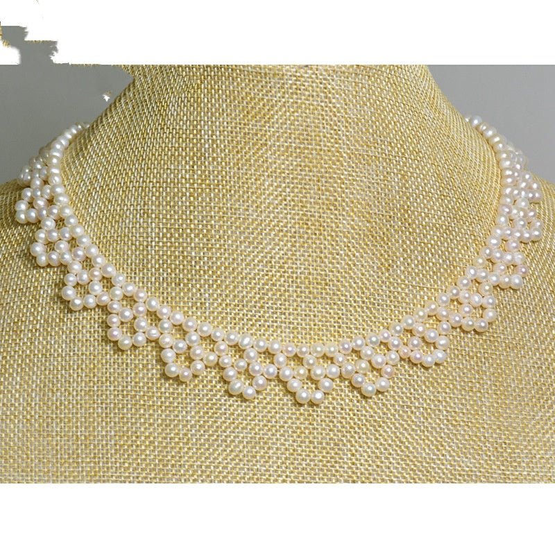 Women'S Fashion Natural Freshwater Pearl Tassel Necklace - TakeCareBaby