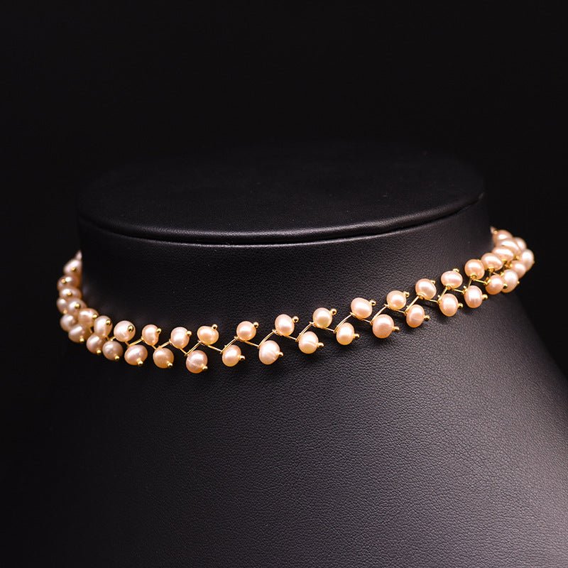 Women'S Fashion Natural Freshwater Pearl Tassel Necklace - TakeCareBaby