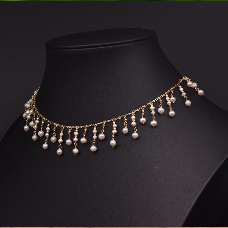 Women'S Fashion Natural Freshwater Pearl Tassel Necklace - TakeCareBaby