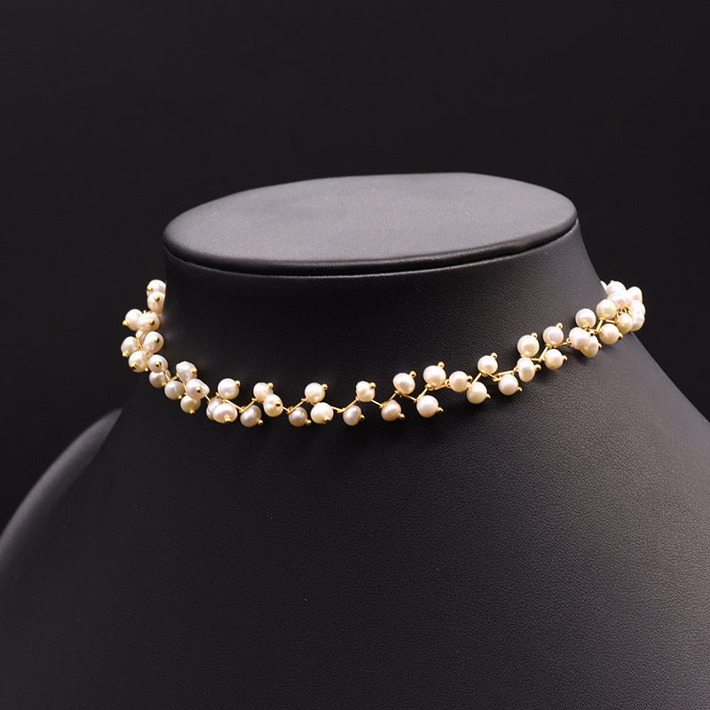 Women'S Fashion Natural Freshwater Pearl Tassel Necklace - TakeCareBaby