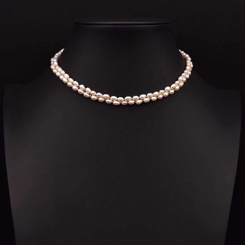 Women'S Fashion Natural Freshwater Pearl Tassel Necklace - TakeCareBaby