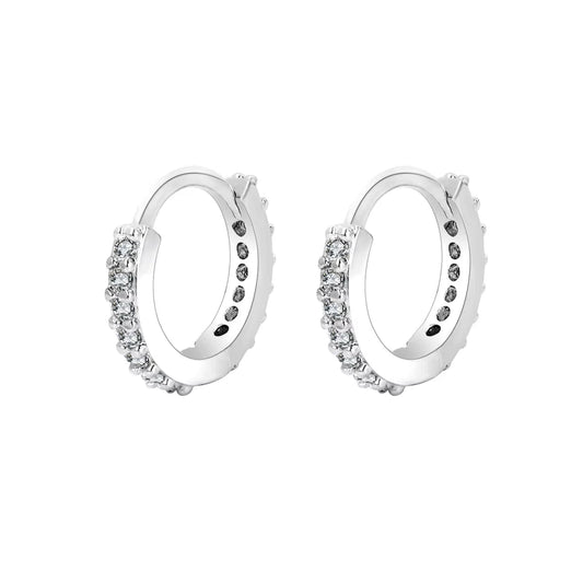 Stainless Steel Minimal Hoop Earrings - TakeCareBaby